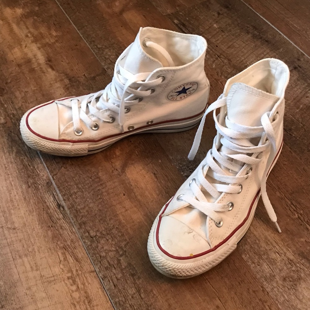 White High-Top Converse